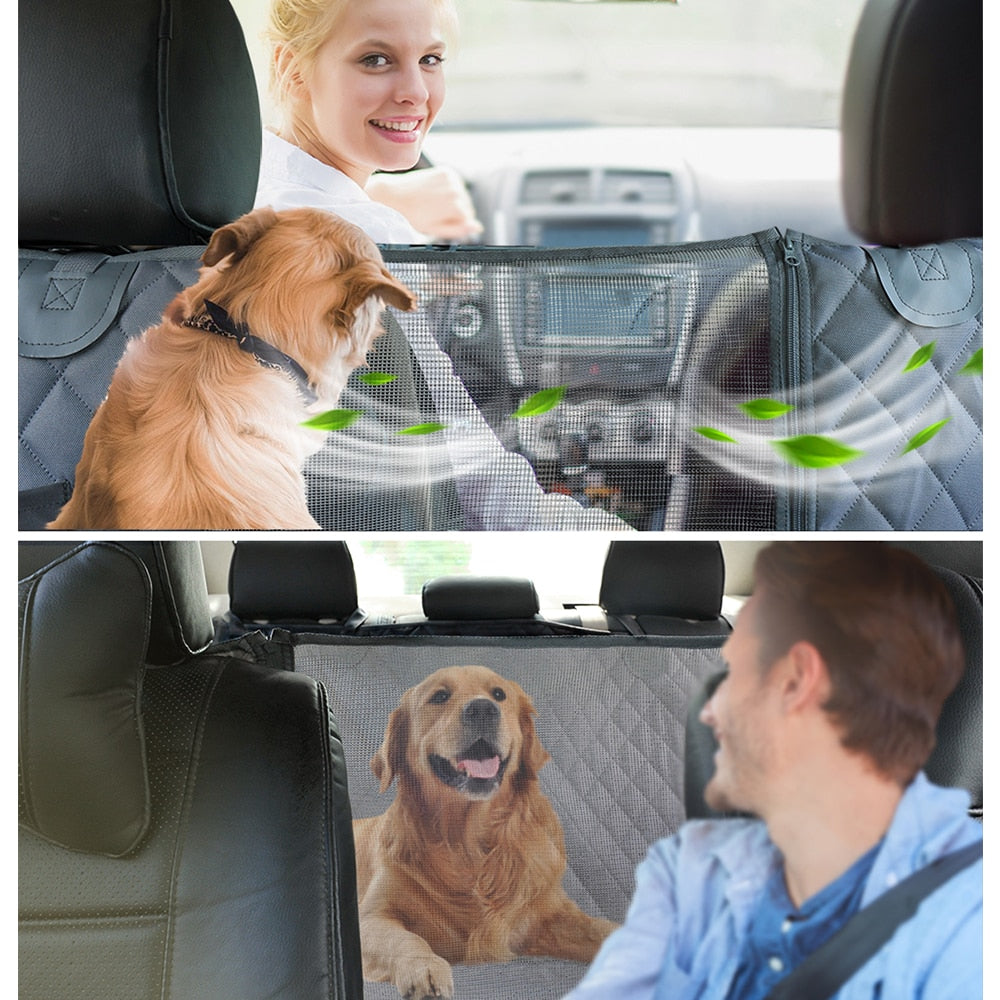 PETRAVEL Waterproof Dog Car Seat Cover — Hammock & Bench, All Vehicles