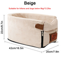Portable Dog Car Seat — Elevated Booster Seat for Small & Medium Dogs