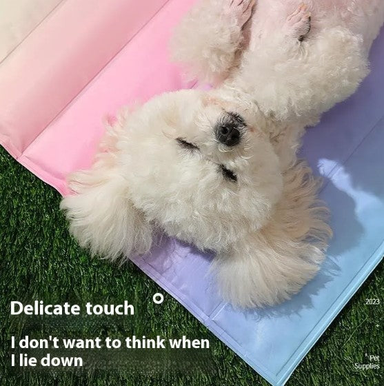 Cooling Gel Pet Ice Mat for Dogs & Cats — Summer Sleep & Rest Pad