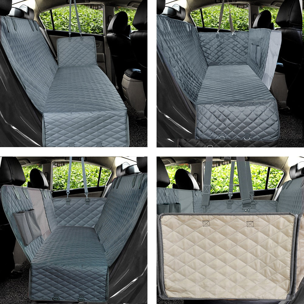 PETRAVEL Waterproof Dog Car Seat Cover — Hammock & Bench, All Vehicles