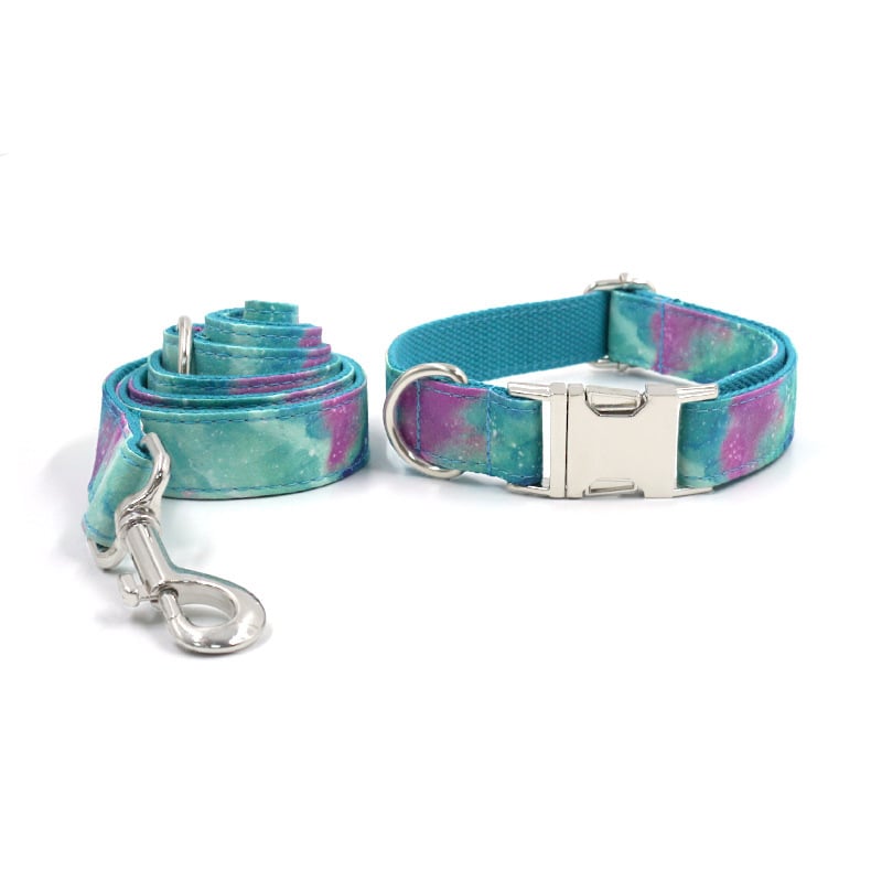 Durable Dog Collar & Leash Set — Adjustable, All Sizes